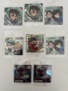 鬼滅の刃 ディフォルメシール ウエハース 其ノ十四　　　竈門炭治郎　8枚　義勇