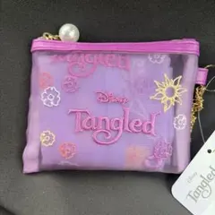 新品 ディズニー シアー素材 ポーチ付きエコバッグ 塔の上のラプンツェル