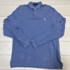 Polo Ralph Lauren カスタムスリムフィット ポロシャツ Lブルー