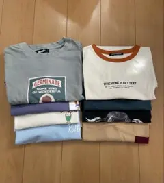 Tシャツまとめ売り 8着 半袖 長袖 ロンＴ kutir WEGO