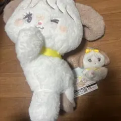 mikko charactersBIGぬいぐるみスフレタグ付き２つセット