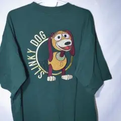 新品 Tシャツ L スリンキードッグ トイストーリー ピクサー 映画 刺繍 半袖