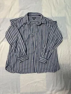 【90s】エディー・バウアー 黒タグ ストライプシャツ