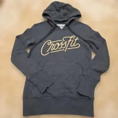 Reebok CrossFit 　裏起毛　グレー フード付きパーカー