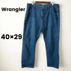 Wrangler ストレートデニム 青　レギュラーフィット