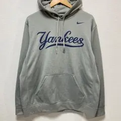 ナイキ MLB ヤンキース スウェットパーカー フーディー グレー NIKE