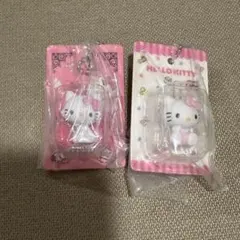 新品未使用ハローキティ ミニチュアパッケージチャーム 2個セット　ガチャガチャ