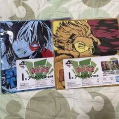 ヒロアカ 一番くじ タオル アートタオル 轟 ホークス セット