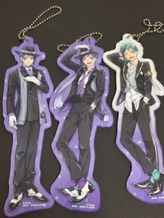 ツイステ　ジェイド　フロイド　アクリルキーホルダー3個セット