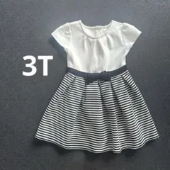 GYMBOREE 半袖　ワンピース ボーダー柄　3T