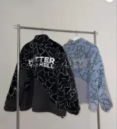 HITLER THAN HELL フリースジャケット HTH ボア　アウター