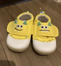 新品イエロー キャラクター ベビーシューズ 14.0cm
