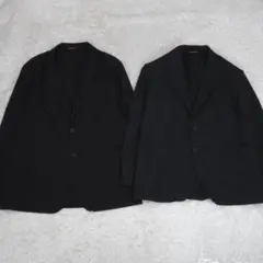 H151.52*ユナイテッドアローズ☆テーラードジャケット☆2点セット☆黒