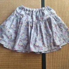 any 花柄フリルスカッツ 140