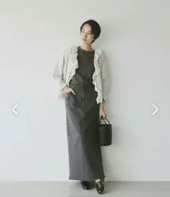 ペイズリー柄フレアスカート Mサイズ　北欧、暮らしの道具店 ペイズリー柄フレアスカート Mサイズ 北欧、暮らしの道具店 - メルカリ