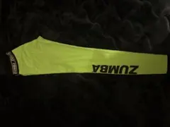 正規品　ZUMBA 蛍光グリーン レギンスXS