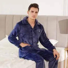 パジャマ　ルームウェア　セットアップ　メンズ　2点セット☆