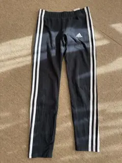 adidas 黒 スパッツ 3本ライン