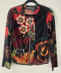【美品】デシグアル　花柄　シアートップスのサムネイル