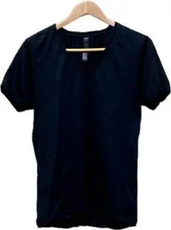 新同★ダブルジェイケイwjk♂コットンレーヨンねじれデザインTシャツ★黒のサムネイル