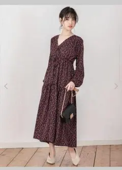 fifth　フィフス　小花柄リボンワンピース