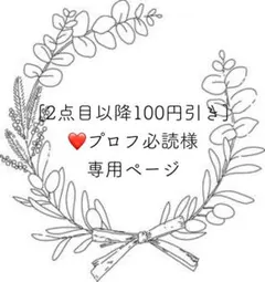 [2点目以降100円引き]❤プロフ必読様 リクエスト 3点 まとめ商品