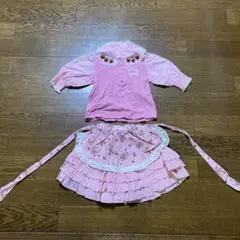 シャーリーテンプル セットアップ ピンク 110cm