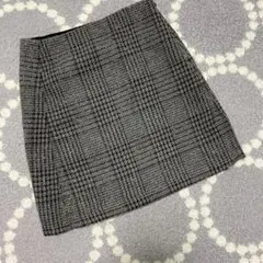 GU 台形スカート　ミニスカ　ミニスカート　ロングブーツ