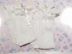 Angeric Pretty クロス柄 オーバーニー白のサムネイル