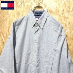 TOMMY HILFIGERトミーヒルフィガー チェック 長袖シャツボタンダウン
