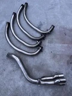 zrx1200r チタンエキパイ k-factory 4-2-1 - メルカリ