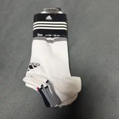 adidas ホワイトソックス 3足セット 24-26cm