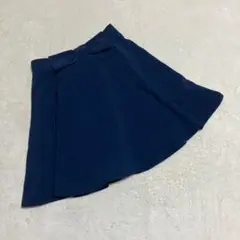 Nohea ノヘア ＊ 新品✨ リボン付き フレアスカート ネイビー (M)