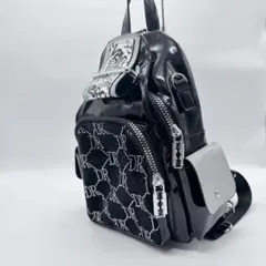【美品】DRロゴ ラインストーン ミニリュック 黒 地雷系 Y2K 量産型のサムネイル