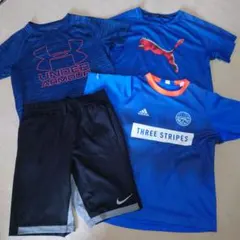 アンダーアーマー アディダス プーマ ナイキ　半袖 ハーフパンツ150おまとめ