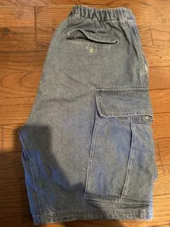 インディゴ　カーゴショートパンツ フリークストア　オーバーサイズ