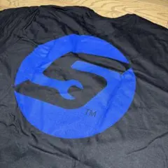 Snap-on ロゴ入り 黒 Tシャツ バックプリント 難あり