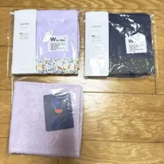 W by Wpc. ヒポポタマス　ハンドタオル 3点セット