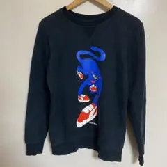 【L74】 PUMA スウェットトレーナー サイズS ブラック