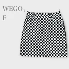 WEGO チェック柄ミニスカート F