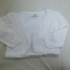 新品未使用☆組曲七分袖ボレロカーディガン(110-120)