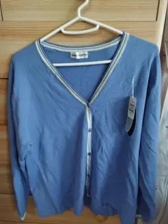 青色カーディガン 3L
