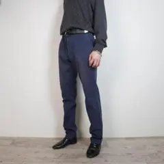 HUGO BOSS コットンチノパンツ ストレート ネイビー/CZ151