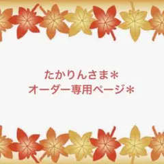 たかりんさま＊オーダー専用ページ