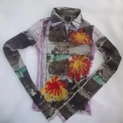 Jean Paul Gaultier プリント長袖トップス x*x様 Jean Paul Gaultier フラワープリント長袖トップス 4 - メルカリ
