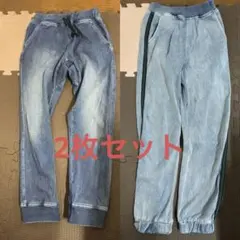 GLOBAL WORK & branshes デニム風パンツ 140