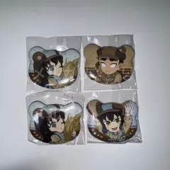 鬼滅の刃　実りの秋まつり　くま缶バッジ　時透無一郎　悲鳴嶼行冥　嘴平伊之助