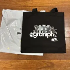 graniph イオン　コラボ トートバッグ 黒