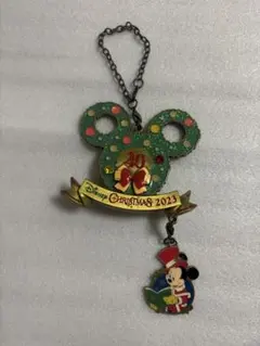 ディズニー40周年 クリスマス ガーランドチャームキーホルダー 2023ミッキー