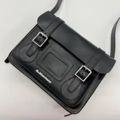 極美品】ドクターマーチン 11インチ サッチェルバッグ チェリーレッド 